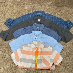 Bundle of boys Size L (10-12) shirts.
